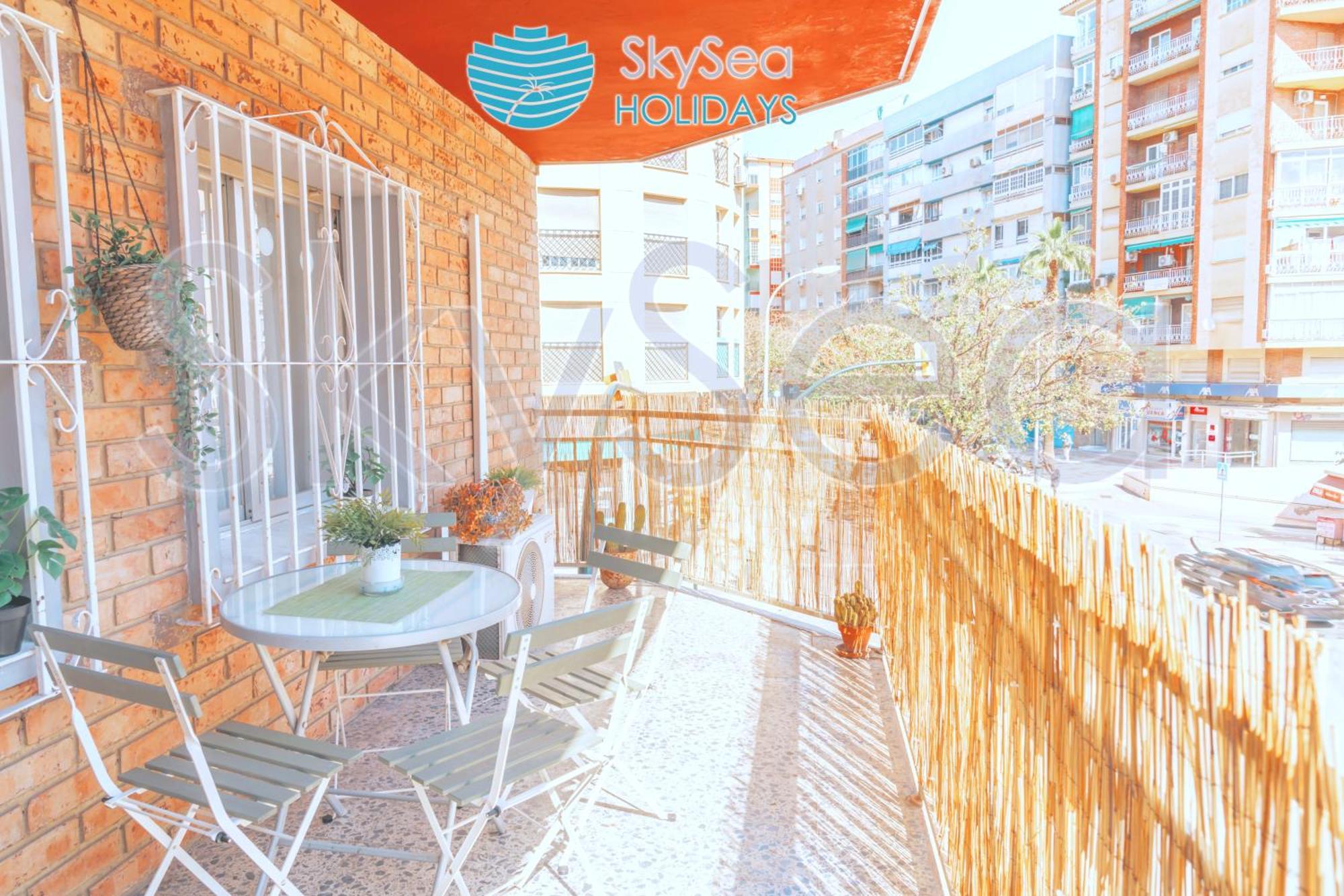 Appartamento Skysea Holidays Malaga Bailen Esterno foto